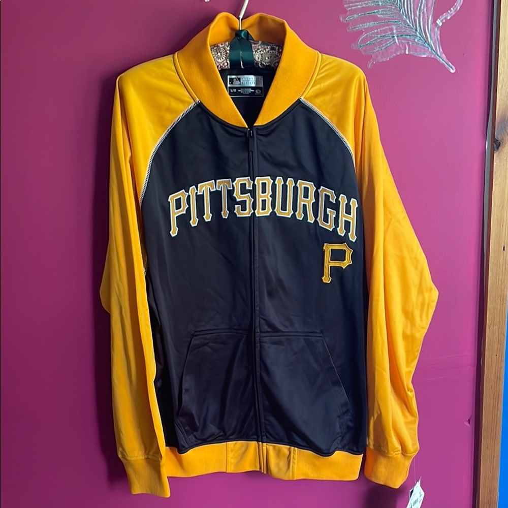 Men’s Pittsburgh Bomber (New) MLB True Fan®️Genuine Merch ⚾️